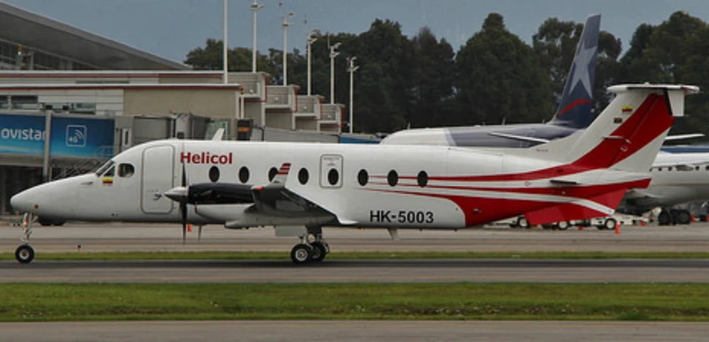 Beechraft 1900D de Helicol.